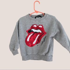 Zara Rolling Stones Sweatshirt.